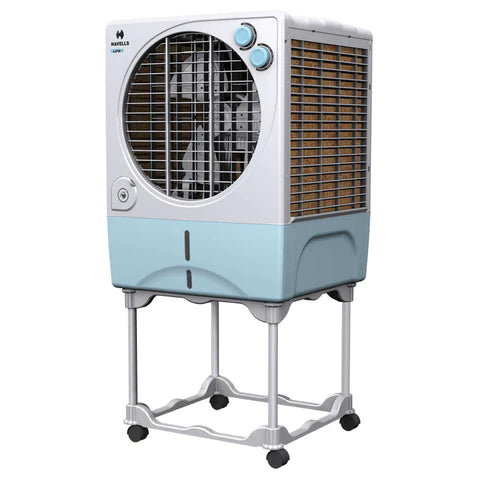 Havells Supro 45 litre Desert Air Cooler with Woodwool pads (White Blue)