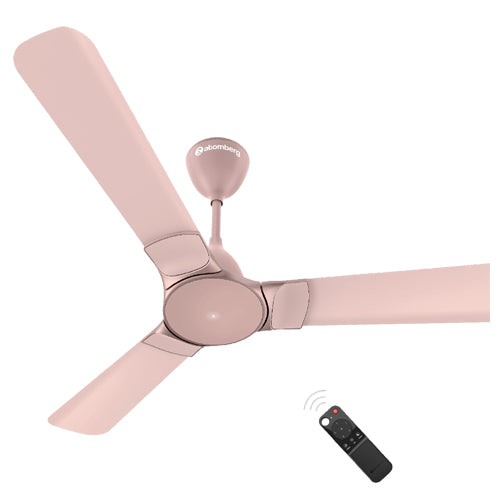 Atomberg Erica 1200 mm BLDC Motor with Remote 3 Blade Ceiling Fan (Lotus Pink)