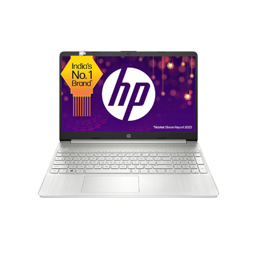 HP Laptop AMD Ryzen 3 Quad Core 5300U - (8 GB/512 GB SSD/Windows 11 Home) 15s- eq2212AU Thin and Light Laptop  (15.6 Inch, Natural Silver, 1.69 Kg, With MS Office)