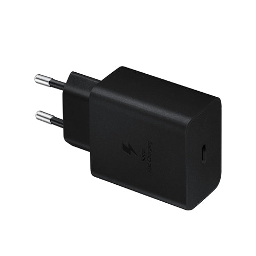 Samsung Original 45W Power Adapter with Type C to C Cable, Compatible with Smartphone, Black