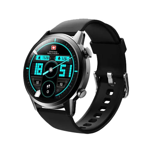 SWISS MILITARY SMARTWATCH Raptor 1.32 inch IPS, Bluetooth, GPS tracker, Waterproof IP67 Smartwatch (Multi Color)