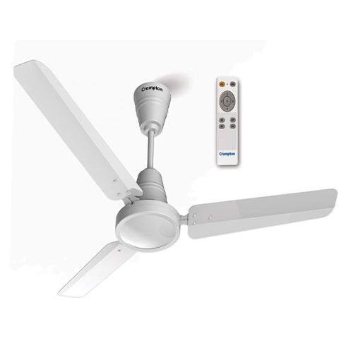 Crompton Energion HS 1200 mm (48 inch) Energy Efficient 5 Star Rated High Speed BLDC Ceiling Fan with Remote (Opal White)