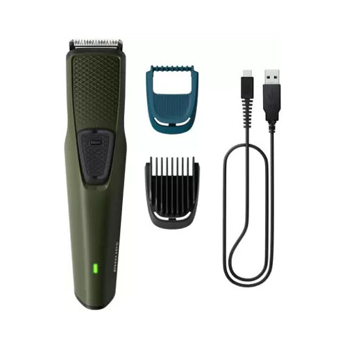 PHILIPS BT1230/18 Trimmer 30 min Runtime 4 Length Settings  (Green)