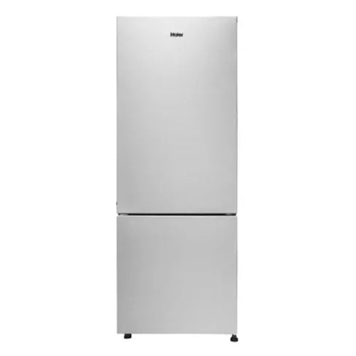 Haier Bottom Freezer Refrigerator 300 Litres 2 Star Inverter HRB-3502BS-P Brushline Silver | Twin Inverter Technology, Turbo Icing Technology