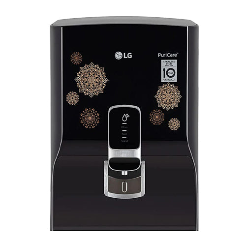 LG WW155NPB 8 litres RO+UV Water Purifier with Digital Sterilizing care and In Tank UV LED