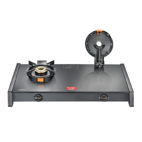 Prestige Svachh Glass Top Gas Stove (2 Burners) with Liftable Burners