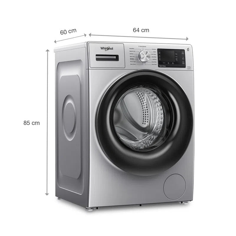 Whirlpool Xpert Care 6.5kg 5 Star Front Load Washing Machine with Ozone Air Refresh Technology and Heater