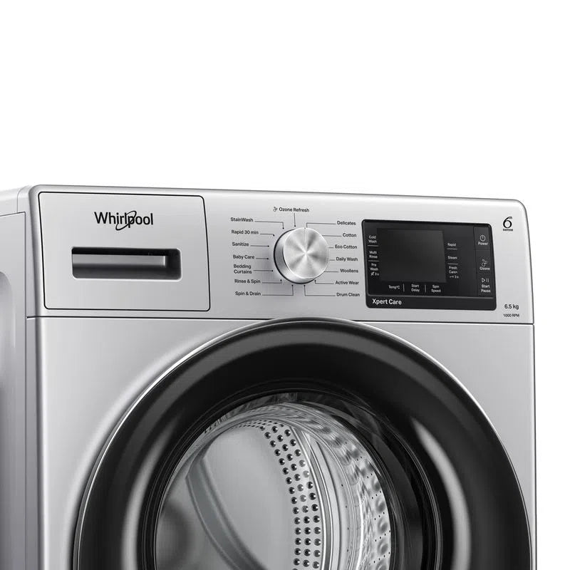 Whirlpool Xpert Care 6.5kg 5 Star Front Load Washing Machine with Ozone Air Refresh Technology and Heater