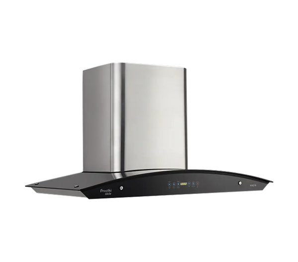 Preethi Alcor KH 210, 3 Speed Chimney with 1200 m3/hr Suction, 90cm , 180 W, 3x Baffle Filter