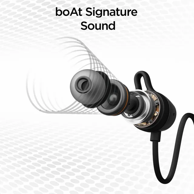 boAt Rockerz 109 Neckband with Environmental Noise Cancellation (IPX5 Water Resistant, ASAP Charge, Active Black)