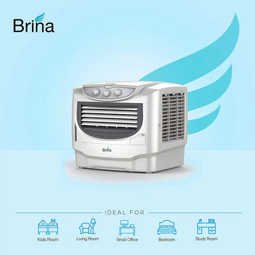 Havells Brina Plus 50 Litres Window Air Cooler with Humidity Control, Auto Drain and Dust Filter