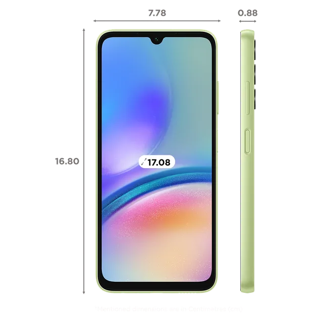 SAMSUNG Galaxy A05s (6GB RAM, 128GB, Light Green)