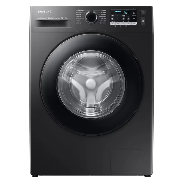 Samsung 9.0 kg Eco Bubble™ Front loading Washing Machine with Hygiene Steam & DIT Motor, WW90TA046AB1