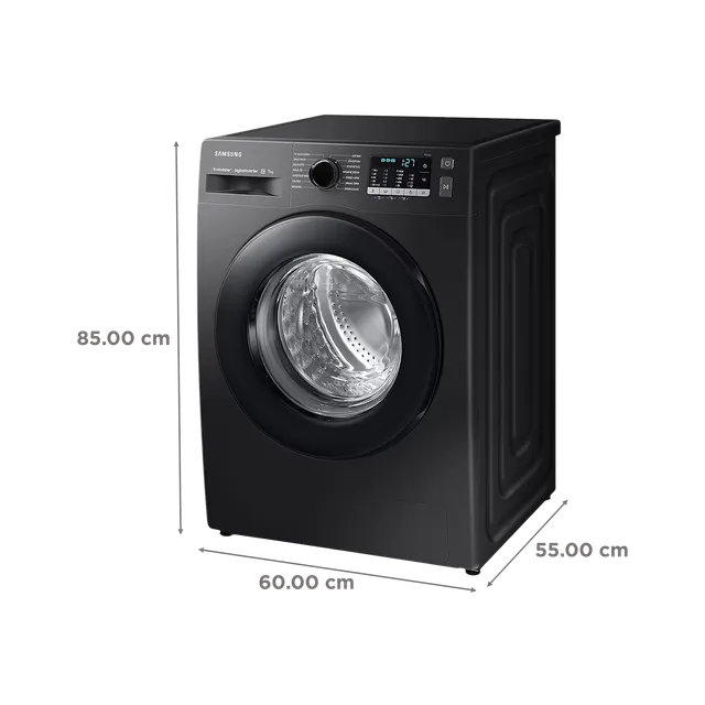 Samsung 9.0 kg Eco Bubble™ Front loading Washing Machine with Hygiene Steam & DIT Motor, WW90TA046AB1