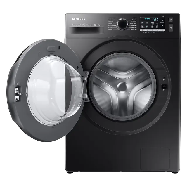 Samsung 9.0 kg Eco Bubble™ Front loading Washing Machine with Hygiene Steam & DIT Motor, WW90TA046AB1