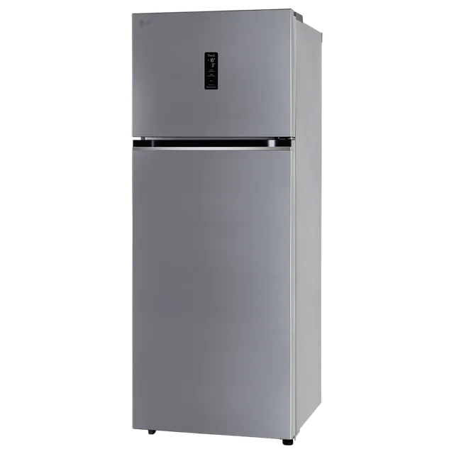 LG 466 Litres 2 Star Frost Free Double Door Refrigerator with Door Cooling Plus (GL-T492MPZY, Shiny Steel)