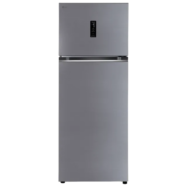 LG 466 Litres 2 Star Frost Free Double Door Refrigerator with Door Cooling Plus (GL-T492MPZY, Shiny Steel)