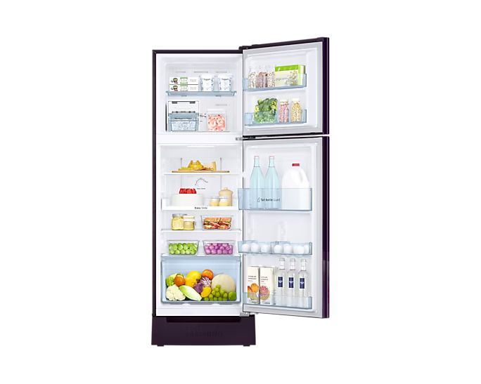 Samsung | 236 L | 2 Star | Base Stand Drawer | Double Door Refrigerator | RT28C3122CR | Camellia Purple