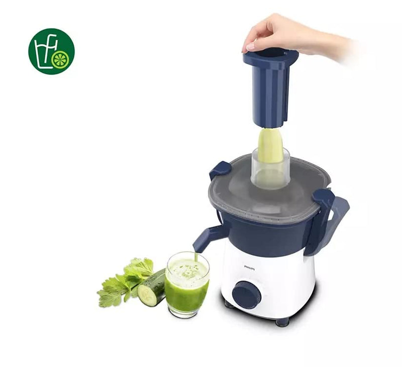 Philips Hl7566/00 Aton 500 Juicer (Deep Azure), 500 Watts