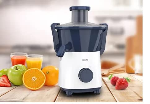 Philips Hl7566/00 Aton 500 Juicer (Deep Azure), 500 Watts