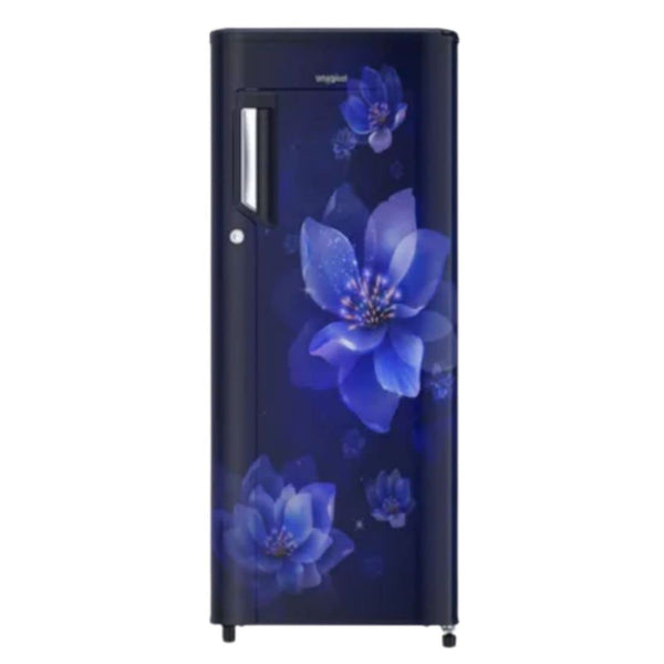 Whirlpool Single Door Refrigerator 192 Litres 3 Star Refrigerator with Toughened Glass 2 & Non Inverter, Large Space (Blue, 215 IMPC PRM 3S SAPPHIRE MULIA-Z)