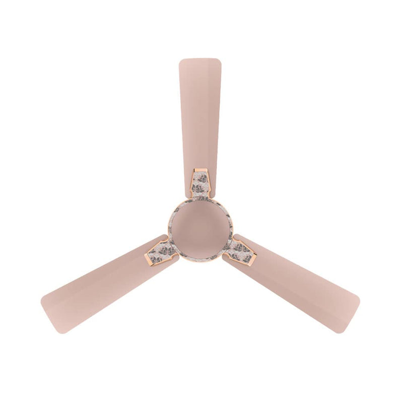 Crompton PREMION AURA2 DESIGNER 2D BROCADE DESIGN ANTIDUST1200 mm (48 inch) Ceiling Fan (Rose Gold)