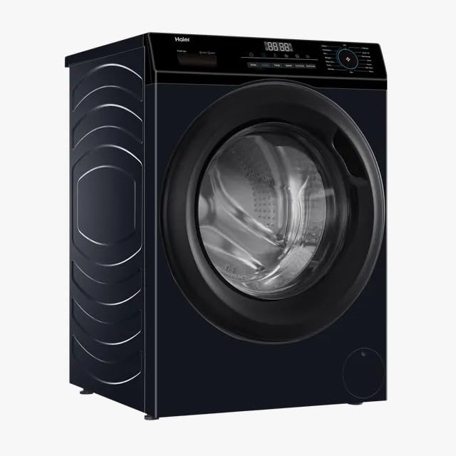 Haier 7 kg 5 Star Inverter Fully Automatic Front Load Washing Machine (HW70-IM12929BKU1, Anti Bacterial Technology, Black)