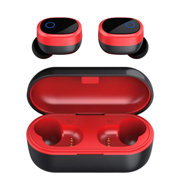 CONEKT Buzz True Wireless Bluetooth Earbuds(TWS) (v5.0) Sweat & Water Proof, in-Built Mic with Voice Assistant/Siri with 400 mAh Charging Case