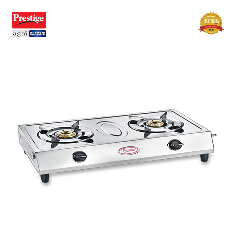 Prestige Gas Stove Two Burner Agni Classic