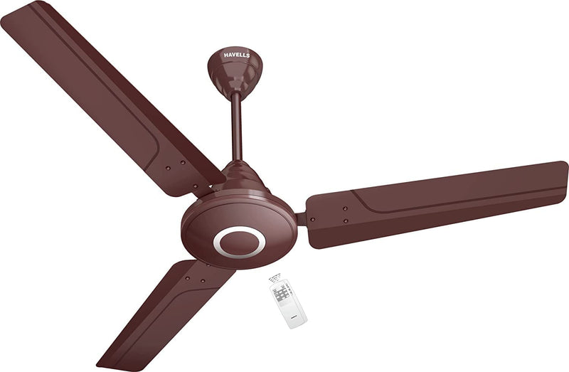 Havells Efficiencia Dx Ceiling Fan 1200mm BLDC Motor with remote 30 Watt (Brown)