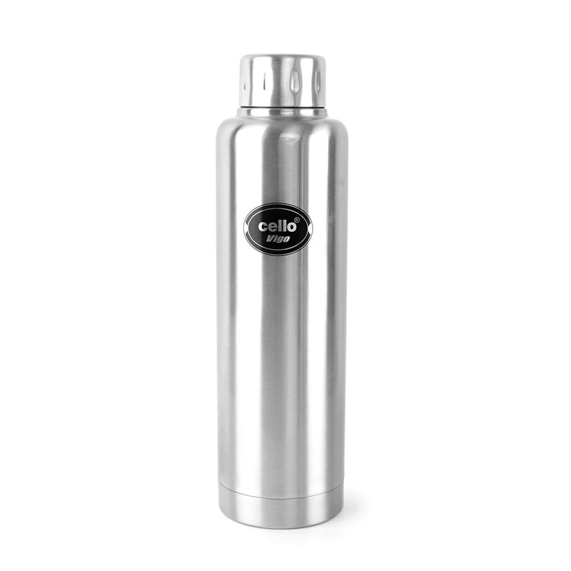 Cello Vigo Stainless Steel Flask, Double Walled, (Multi color)