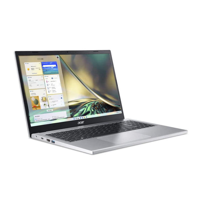 Acer Aspire 3 Thin and Light Laptop AMD Ryzen 5 7520U Quad-Core Processor (8 GB/ 512 GB SSD/Windows 11 Home/MS Office) Pure Silver, A315-24, 39.6 cm (15.6 inches) FHD Display