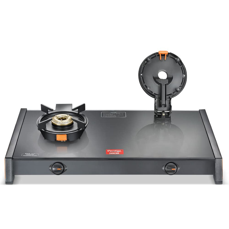 Prestige Svachh Glass Top Gas Stove (2 Burners) with Liftable Burners