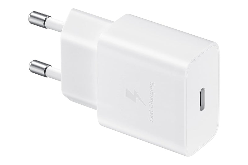 Samsung Original 15W Single Port, Type-C Charger (Cable not Included), White