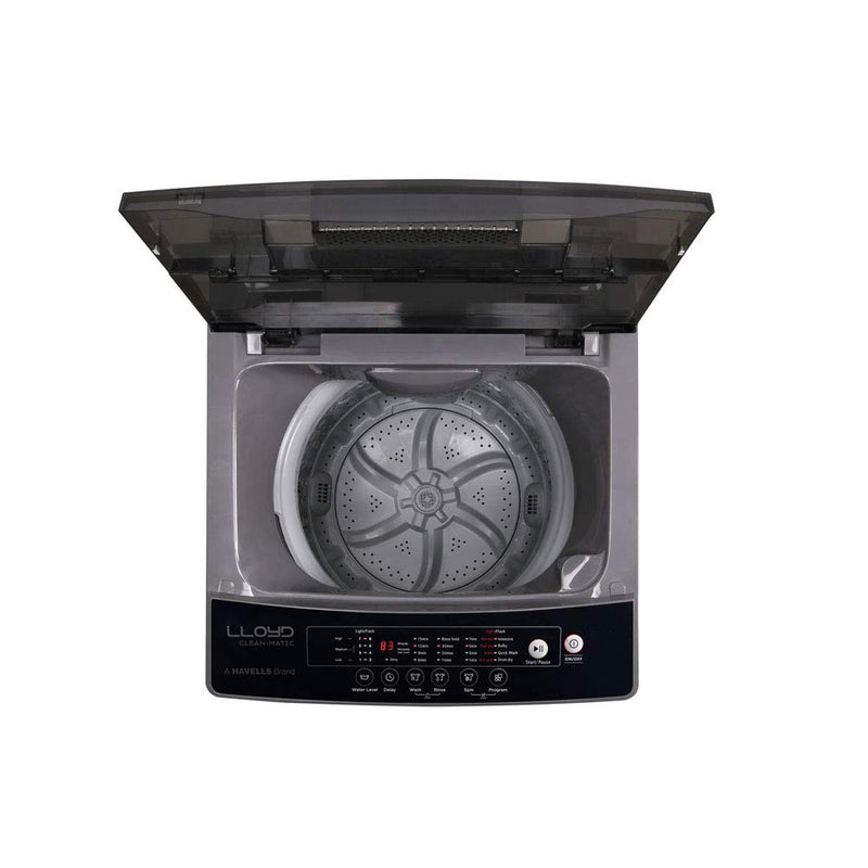 Llyod Lloyd 6.5 kg Fully-Automatic Top Loading Washing Machine (GLWMT65GI1, Black)