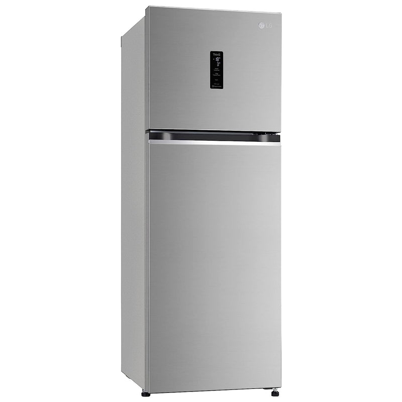 LG 246 L 3 Star Frost-Free Smart Inverter Wi-Fi Double Door Refrigerator (GL-T262TPZX, Shiny Steel