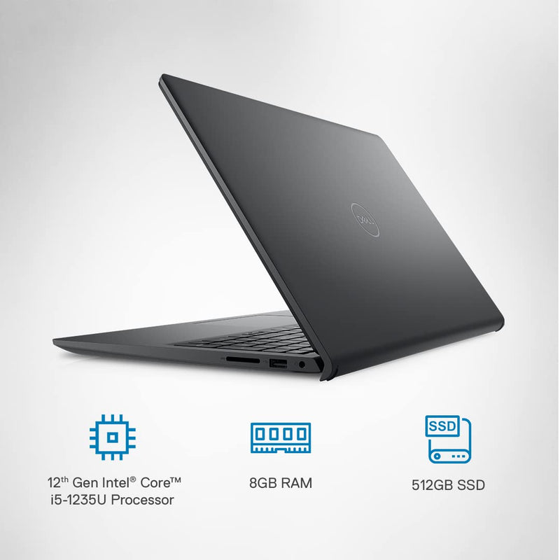 Dell Inspiron 3520 Laptop, 12th Gen Intel Core i5-1235U Processor, 8GB, 512GB SSD, 15.6" (39.62Cms) FHD Display