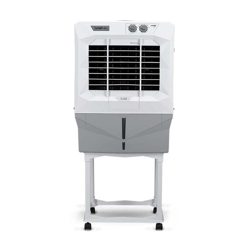 Symphony Jumbo 45 DB Desert Air Cooler For Home with Aspen Pads, Powerful Double Blower