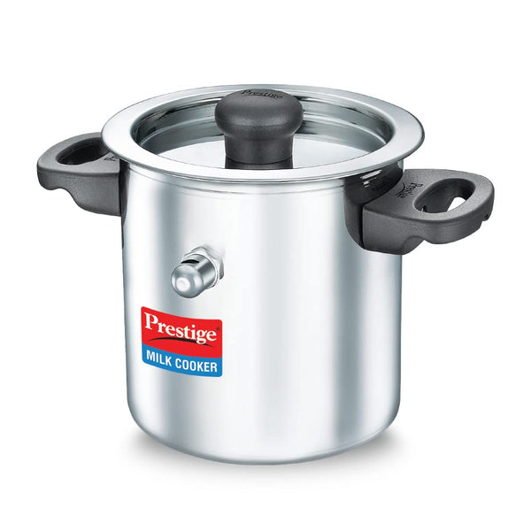 Prestige SS Milk Cooker 1.0L, Stainless Steel, Silver