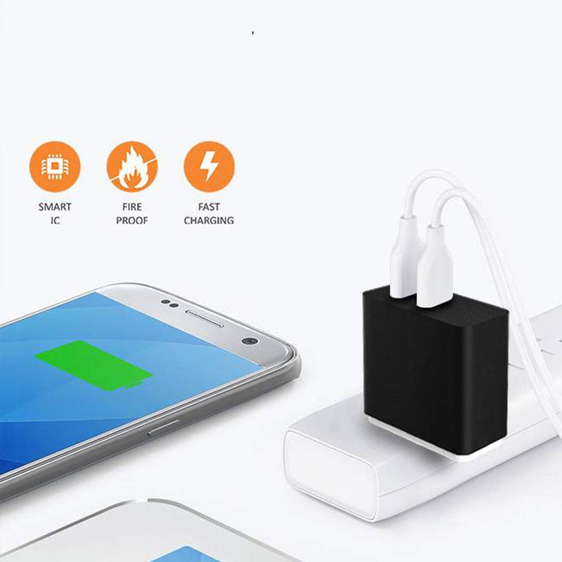 Conekt Dash Duo+ 5V/3.1A Home Charger Fast Charging