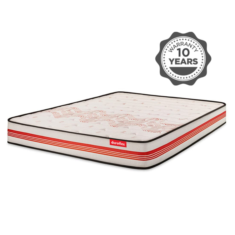 duroflex Boltt 3 Zoned NRG Layer Medium Firm King Size 7 inch Bonnell Spring Mattress with Extra Air Circulation and Coolness (78 X 72 X 7Inch)