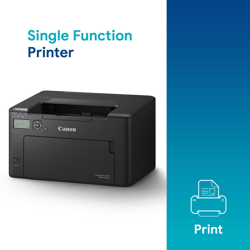 Canon imageCLASS LBP122dw Single Function (Print Only) Monochrome WiFi Laser Printer with Auto Duplex Printing for Home/Office