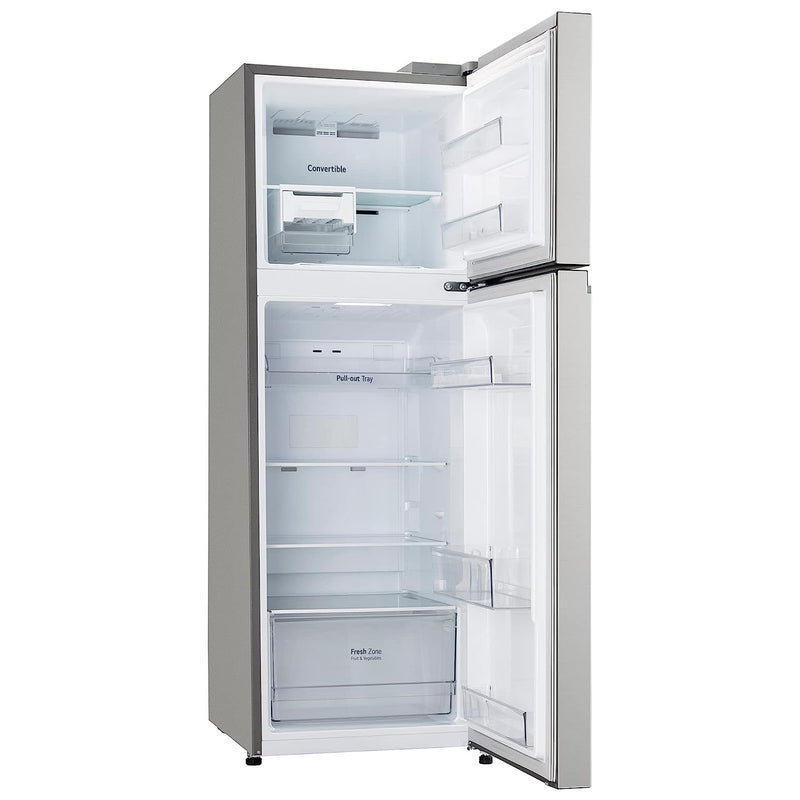 LG 246 L 3 Star Frost-Free Smart Inverter Wi-Fi Double Door Refrigerator (GL-T262TPZX, Shiny Steel