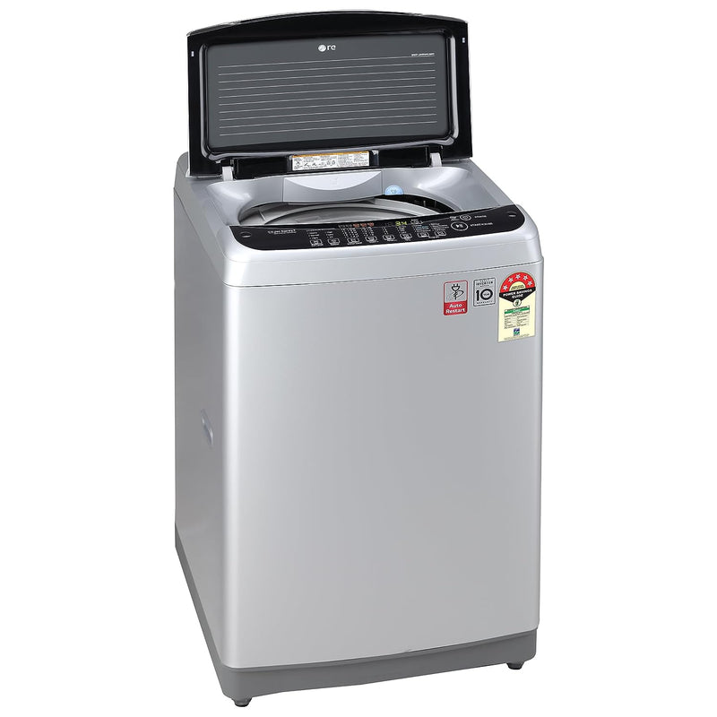 LG 8.0 Kg Inverter Fully-Automatic Top Loading Washing Machine (T80SPSF1Z, Middle Free Silver)