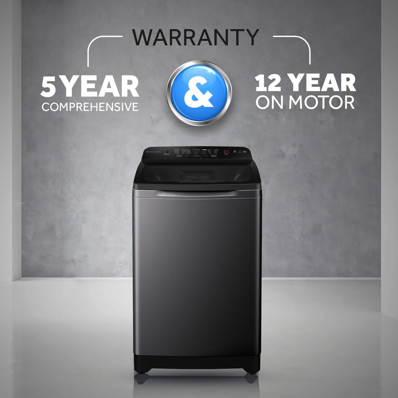 Haier 9 Kg 5 star Fully Automatic Top Loading Washing Machine‎ HSW90-678ES8, Dark Jade Silver