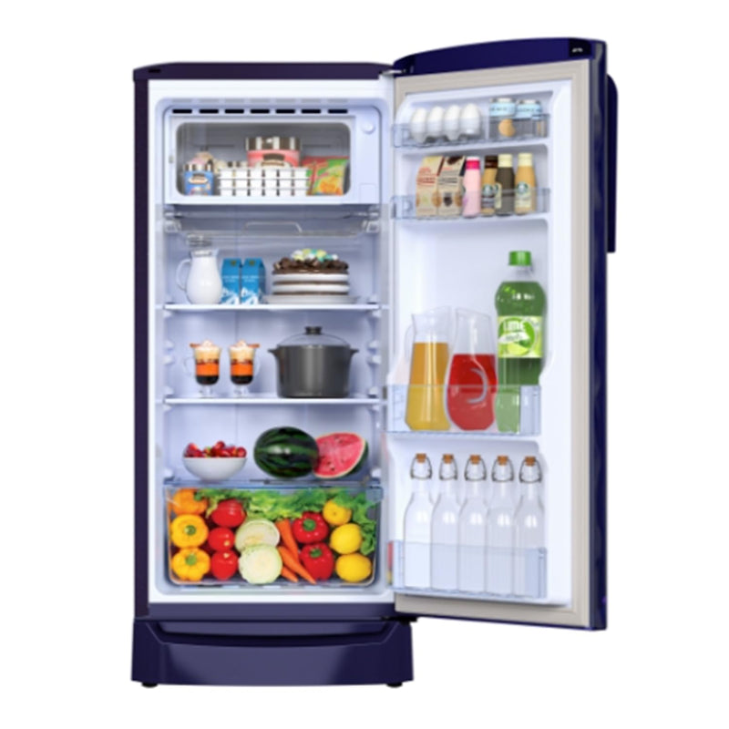 Godrej 180 L 2 Star Direct Cool Turbo Cooling Technology With Upto 24 Days farm Freshness Single Door Refrigerator With Base Drawer