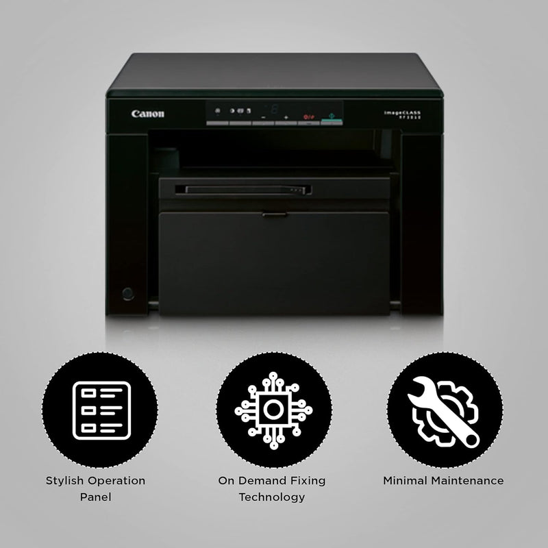 Canon MF3010 Digital Multifunction Laser Printer, Black, Standard