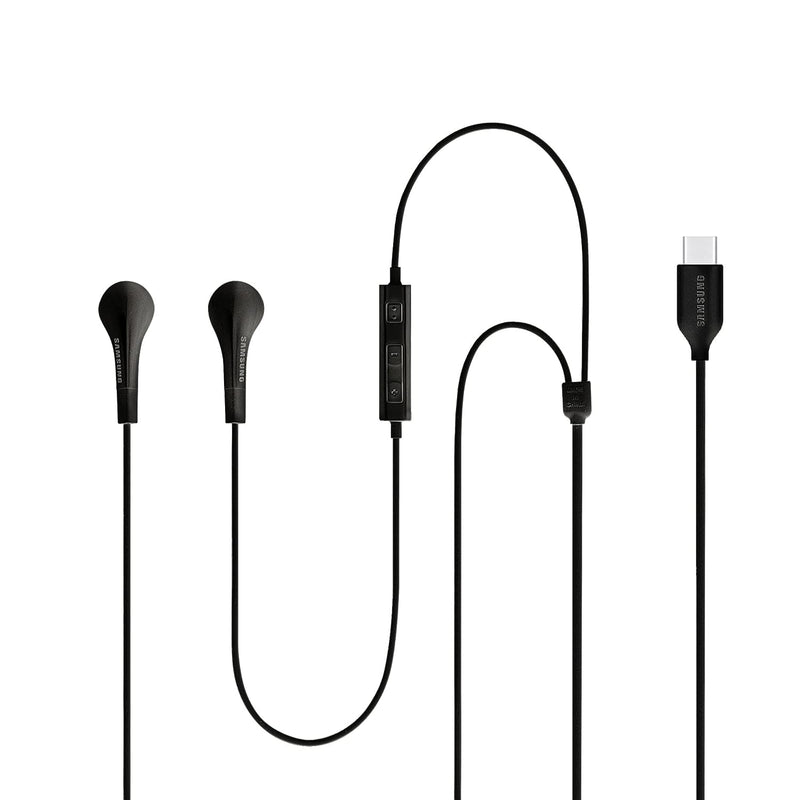 Samsung Original IC050 Type-C Wired in Ear Earphone with mic (Black & White