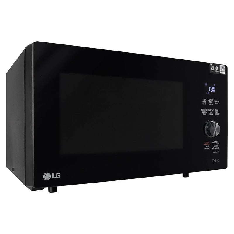 LG 28 L Wi-Fi Enabled Charcoal Convection Healthy Microwave Oven (MJEN286UFW, Black, Diet Fry)