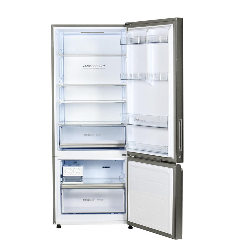 Haier 445L 2 Star Frost Free Double Door Bottom Mount Refrigerator (2023 Model, HRB-4952BIS-P